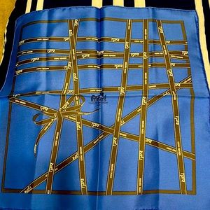 Vintage Hermes small neck scarf